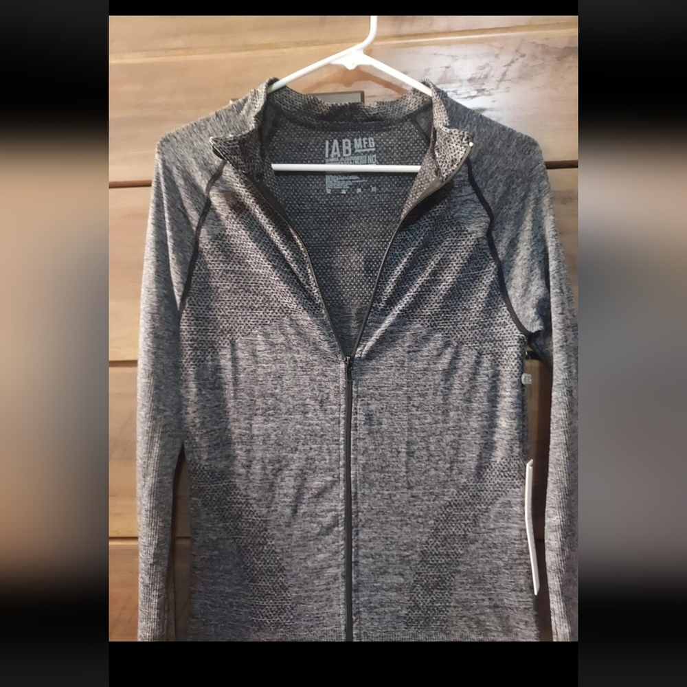 IAB Exercise Gray Full-Zip Jacket - Picture 2 of 6